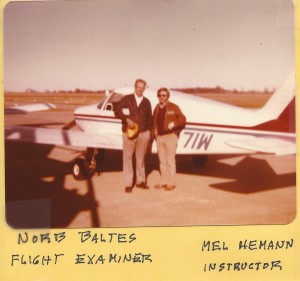 NAPP 1976 Fr. JackPaisley & Friends 17 Norb Baltes, Flight Examiner & Jack Paisley  