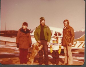 NAPP 1976 Fr. JackPaisley & Friends 31 First flight with passengers 12-29-1977 Mom, Rye, Tom, Jenni & Jack  