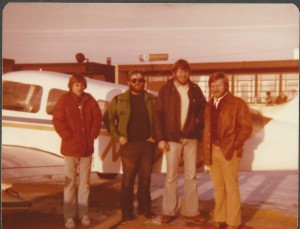 NAPP 1976 Fr. JackPaisley & Friends 33 First flight with passengers 12-29-1977 Mark Raymond, Tom, Ron & Jack  