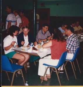 NAPP 1989 July Convention Bedford, MA 32 Dinner in St Mary Church Hall          